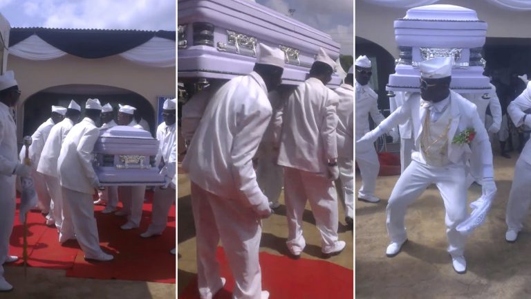 Ghaneses del viral con el ataúd envían un directo mensaje por la crisis del coronavirus