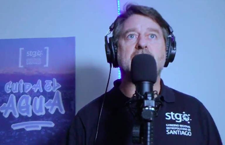 Claudio Orrego y rap por el agua: 