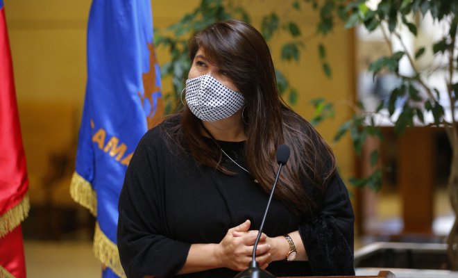 Claudia Mix, vicepresidenta de la cámara baja tras agresión de diputado De la Carrera: 