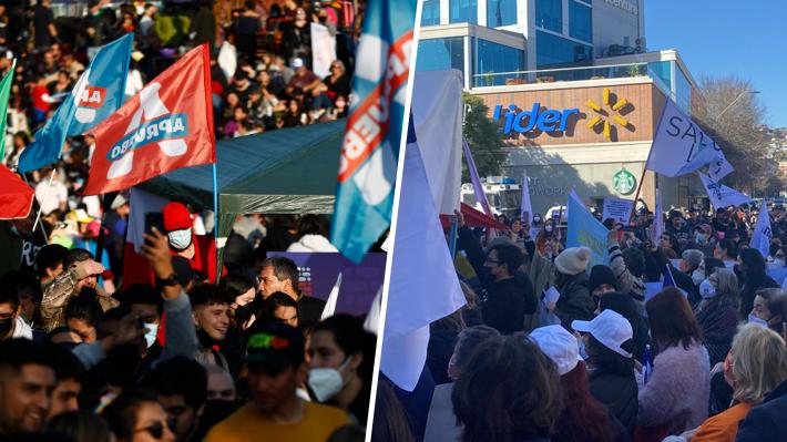 Axel Callís y cierres de campaña de ambos comandos: 