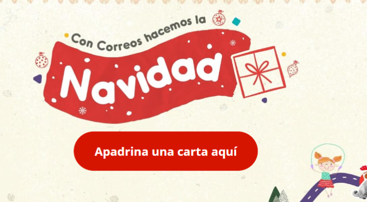 Conoce como ser parte de la campaña “Con Correos hacemos la Navidad”, para apadrinar sueños de niñas y niños