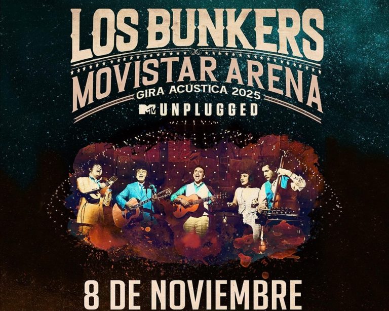 Los Bunkers llegan al Movistar Arena con show masivo celebrando su Unplugged