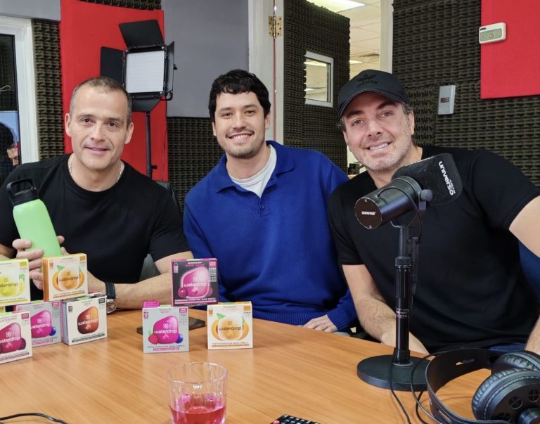 Innovadora marca Waterdrop llega a Chile de la mano de Nicolás Massú