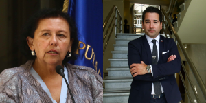 Lorena Pizarro (PC) y  cruce con Javier Olivares (PDG): 