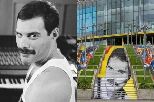 Freddie Mercury es homenajeado con un nuevo mural en Wembley